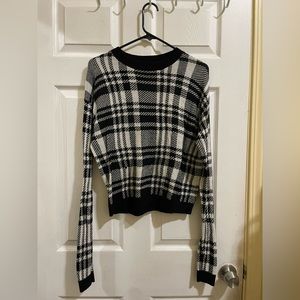 H&M Divided Plaid Sweater